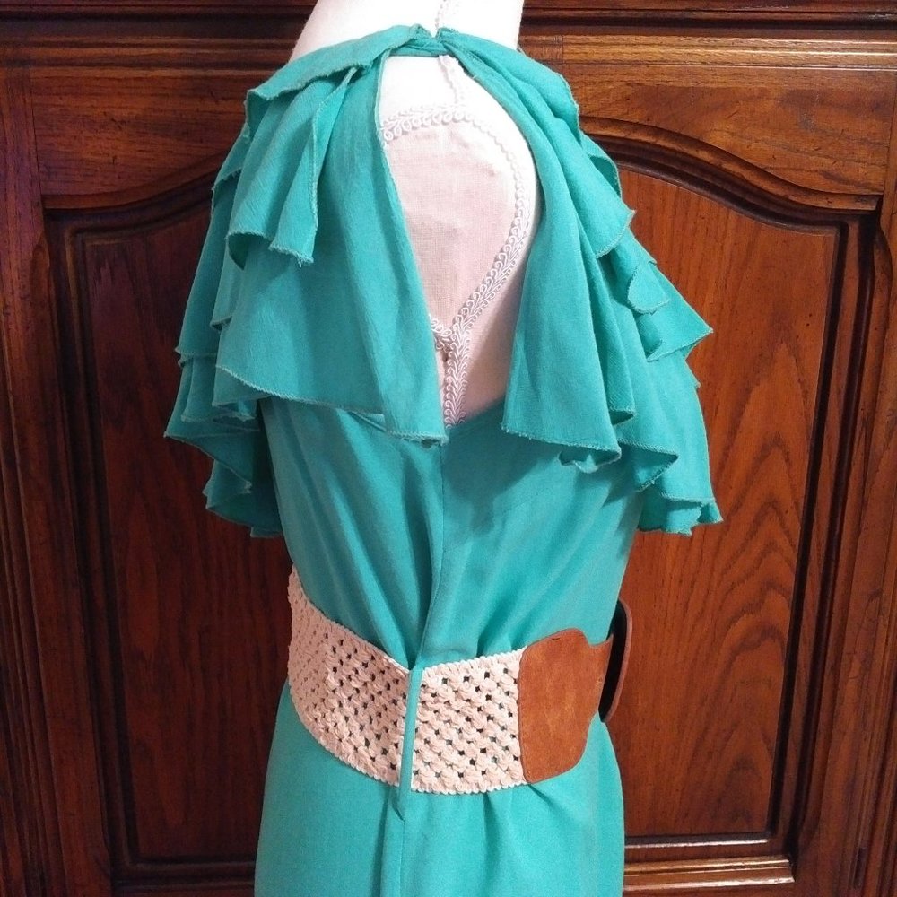 Francesca’s One Shoulder Ruffle Top Dress - Picture 3 of 7